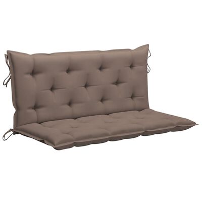vidaXL Cushion for Swing Chair Taupe 47.2" Fabric