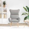 vidaXL Armchair Cloud Grey 27.17 x 29.13 x 36.61 in Fabric