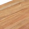 vidaXL Console Table Natural Wood Solid Acacia Wood 43.3 x 11.8 x 29.9 in