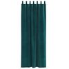 vidaXL Blackout Curtains 2 pcs Dark Green 55.12 x 102.36 in Velvet