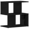 vidaXL Bedside Cabinet Black oak 50 x 30 x 51.5 cm Engineered wood