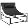 vidaXL Garden Lounger Chair Anthracite 87x74x73 cm Steel and Textilene