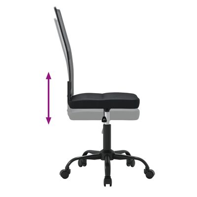 vidaXL Office Chair Black Mesh Fabric