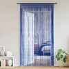 vidaXL String Curtains 2 pcs 55.1x98.4" Blue