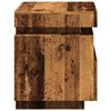 vidaXL Bedside Cabinet Set of 2 Old wood Engineered wood Medium