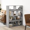 vidaXL Room Divider Grey Sonoma Engineered wood Medium Room Divider