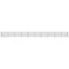 vidaXL Wire Mesh Fence with Flange Green 7.2x82.0'