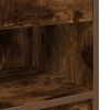 vidaXL Bedside Cabinet Set of 2 Smoked Oak Engineered wood