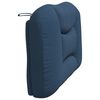vidaXL Headboard Cushion Blue 100% polyester 39.4 in Headboard Cushion