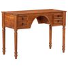 vidaXL Desk with Drawers 43.3"x19.7"x29.9" Solid Wood Acacia