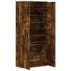 vidaXL Shoe Cabinet Smoked Oak Engineered Wood