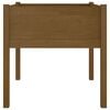 vidaXL Garden Planter Set of 2 Honey Brown Solid Pinewood Large