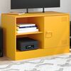 vidaXL TV Cabinet Mustard Yellow Cold-rolled steel Medium TV Cabinet