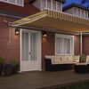 vidaXL Retractable Awning Multicolour 196.85 x 118.11 in