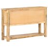 vidaXL Sideboard Natural Mango Wood Rough Mango Wood Medium Storage