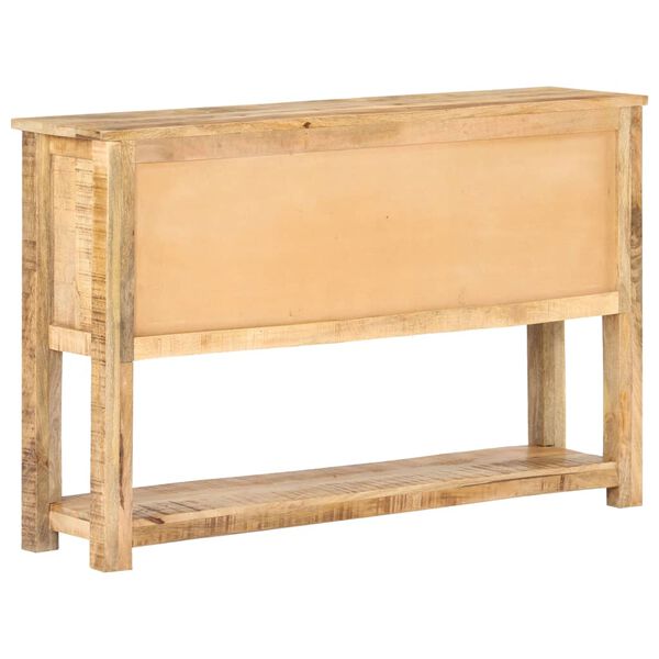 vidaXL Sideboard Natural Mango Wood Rough Mango Wood Medium Storage