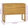 vidaXL Bathroom Cabinet Natural wood Solid teak wood Medium