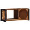 vidaXL TV Cabinet Black and Brown Solid reclaimed wood, iron Medium