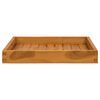 vidaXL Serving Tray 19.7"x19.7" Solid Wood Teak