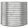 vidaXL Garden Planter Silver Powder-coated steel 31.5 x 26.8 in Durable