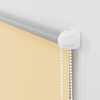 vidaXL Roller Blind Beige 100% Polyester, Aluminum top rail 17.7 x 90.6 in
