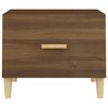 vidaXL Coffee Table Set of 2 Brown oak