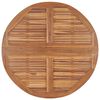 vidaXL Outdoor Dining Set Teak Solid teak wood Medium Foldable