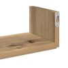 vidaXL Wall Shelf Set of 3 Artisan oak Engineered wood