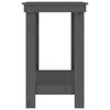 vidaXL Work Bench Grey 31.5x19.7x31.5" Solid Wood Pine