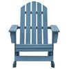 vidaXL Garden Rocking Chair Blue Solid fir wood Regular
