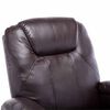 vidaXL Rocking Massage Chair Brown Faux leather, Steel Regular Swivel
