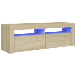 vidaXL TV Cabinet Sonoma Oak Engineered Wood Medium TV Cabinet
