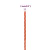 vidaXL Work Rope Orange 0.12 " 164.0 ' Polypropylene