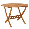 vidaXL Garden Dining Set Brown Solid Acacia wood Medium Foldable