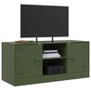 vidaXL TV Cabinet Olive Green Cold-rolled steel Medium TV Cabinet