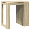 vidaXL Bar Table Sonoma Oak Engineered Wood Tall Bar Table Rectangular