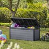 Keter Outdoor Storage Box Gray Polypropylene Large Storage