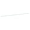 vidaXL Shelf Set of 8 White Engineered Wood 39.4 x 3.9 x 0.6 in.