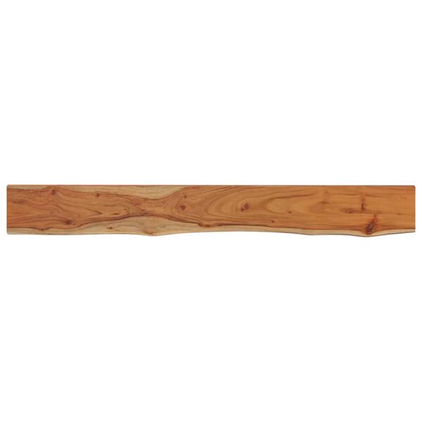 vidaXL Wall Shelf Natural Solid Acacia wood Large Wall Shelf