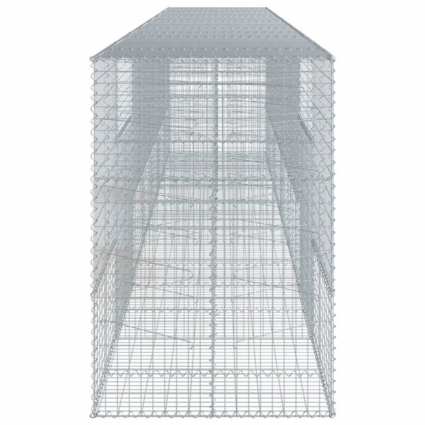 vidaXL Gabion Basket Silver Galvanized iron Large Durable