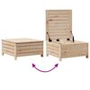 vidaXL Garden Sofa Set Natural Pine Solid pine wood, Plywood Medium
