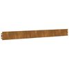 vidaXL Lawn Edgings 10 pcs 3.9"x40.6" Flexible Corten steel