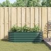 vidaXL Garden Raised Bed Green 63" x 31.5" x 17.3" Steel