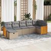 vidaXL Garden Sofa Set Beige