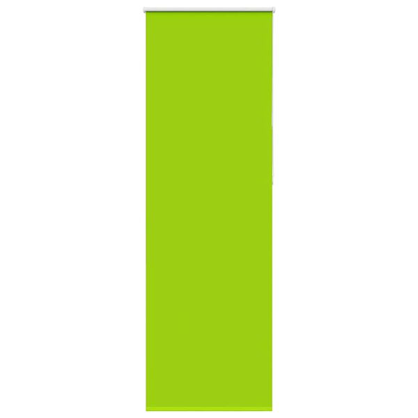 vidaXL Roller Blind Leaves green 100% Polyester 25.6x90.6 in