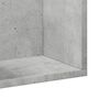 vidaXL Wall Cabinets Set of 2 Concrete Gray Engineered Wood
