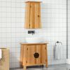 vidaXL Bathroom Furniture Set Wood Solid pine wood Medium
