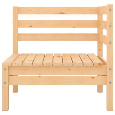 vidaXL 3 Piece Patio Lounge Set Solid Wood Pine