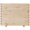 vidaXL Garden Planter Natural wood Solid pine wood Large