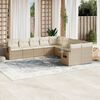 vidaXL Garden Sofa Set Beige